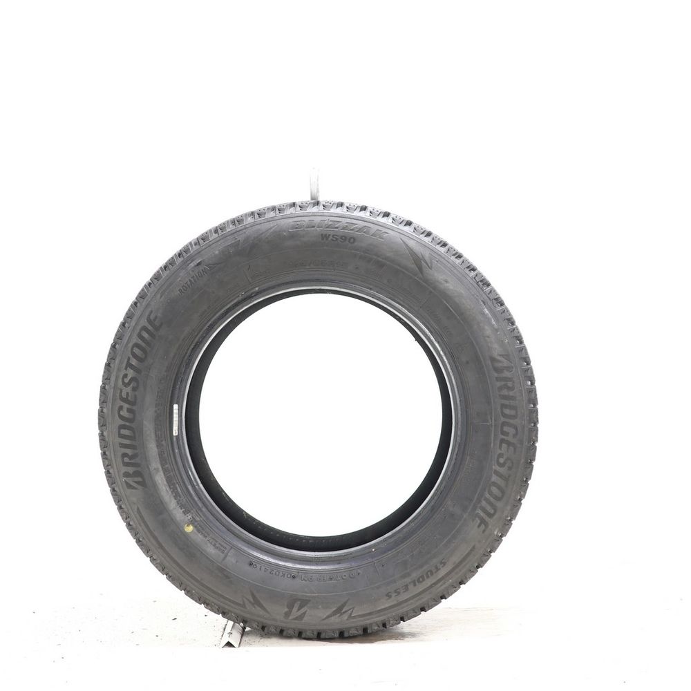 Set of (4) Used 195/65R15 Bridgestone Blizzak WS90 Studless 91H - 9.5-10.5/32 - Image 6