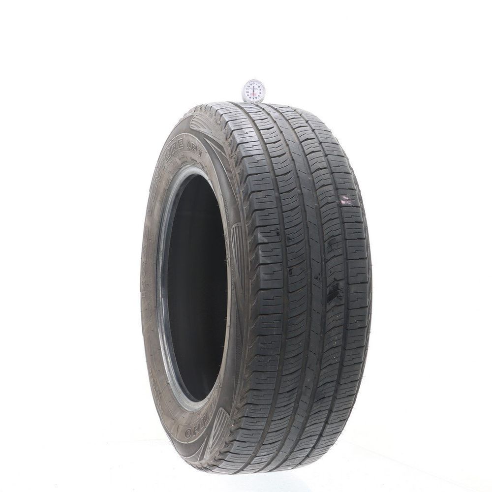 Set of (2) Used 255/60R18 Kumho Road Venture APT 112V - 6.5-7/32 - Image 1