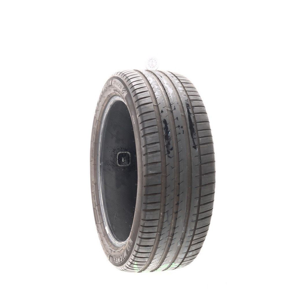 Set of (2) Used 255/45R20 Michelin Pilot Sport 4 SUV MO 105W - 7-8/32 - Image 1