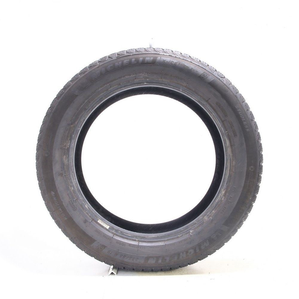 Set of (2) Used 235/55R19 Michelin X-Ice Snow SUV 105H - 9/32 - Image 3