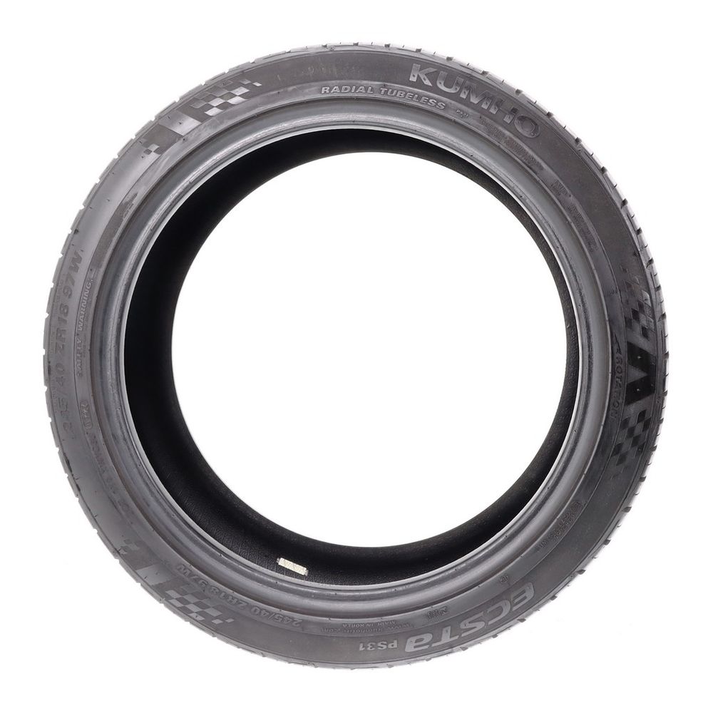 Set of (2) Used 245/40ZR18 Kumho Ecsta PS31 97W - 7-7.5/32 - Image 6