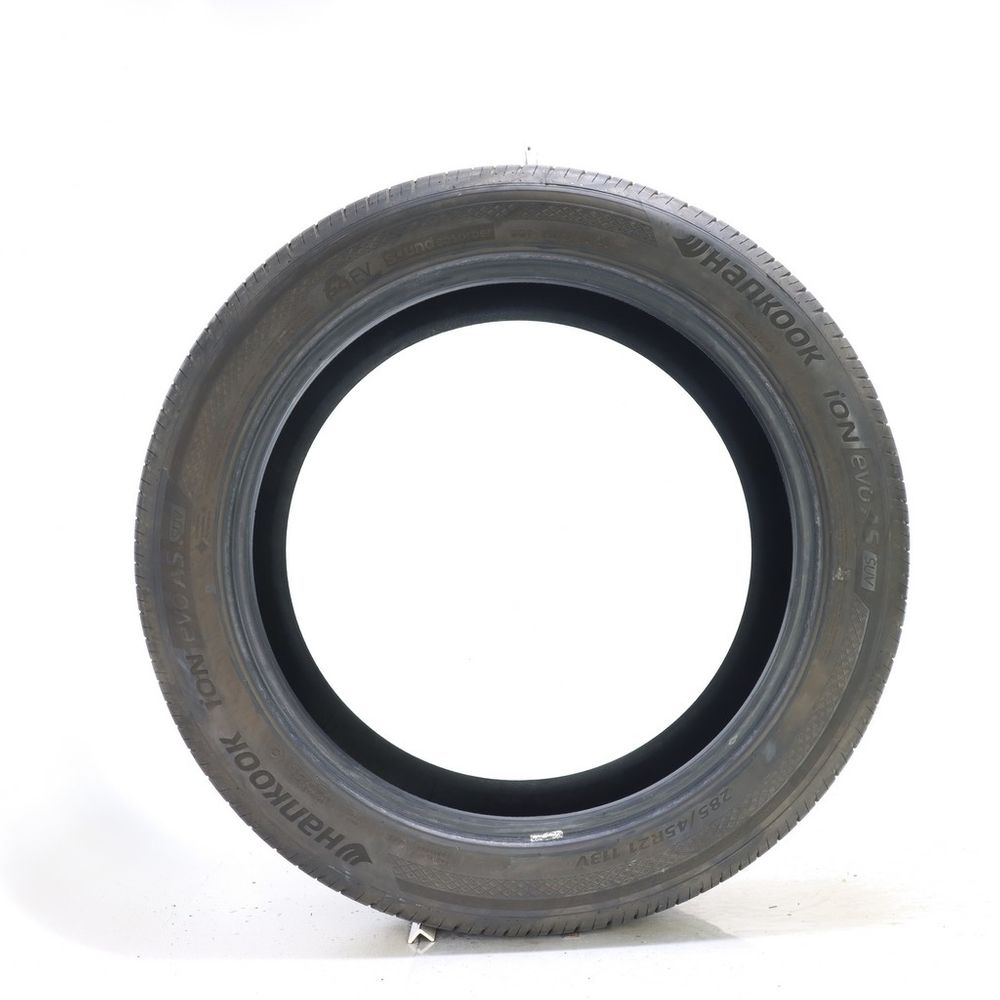 Set of (2) Used 285/45R21 Hankook iON evo AS SUV Sound Absorber EV 113V - 6/32 - Image 3