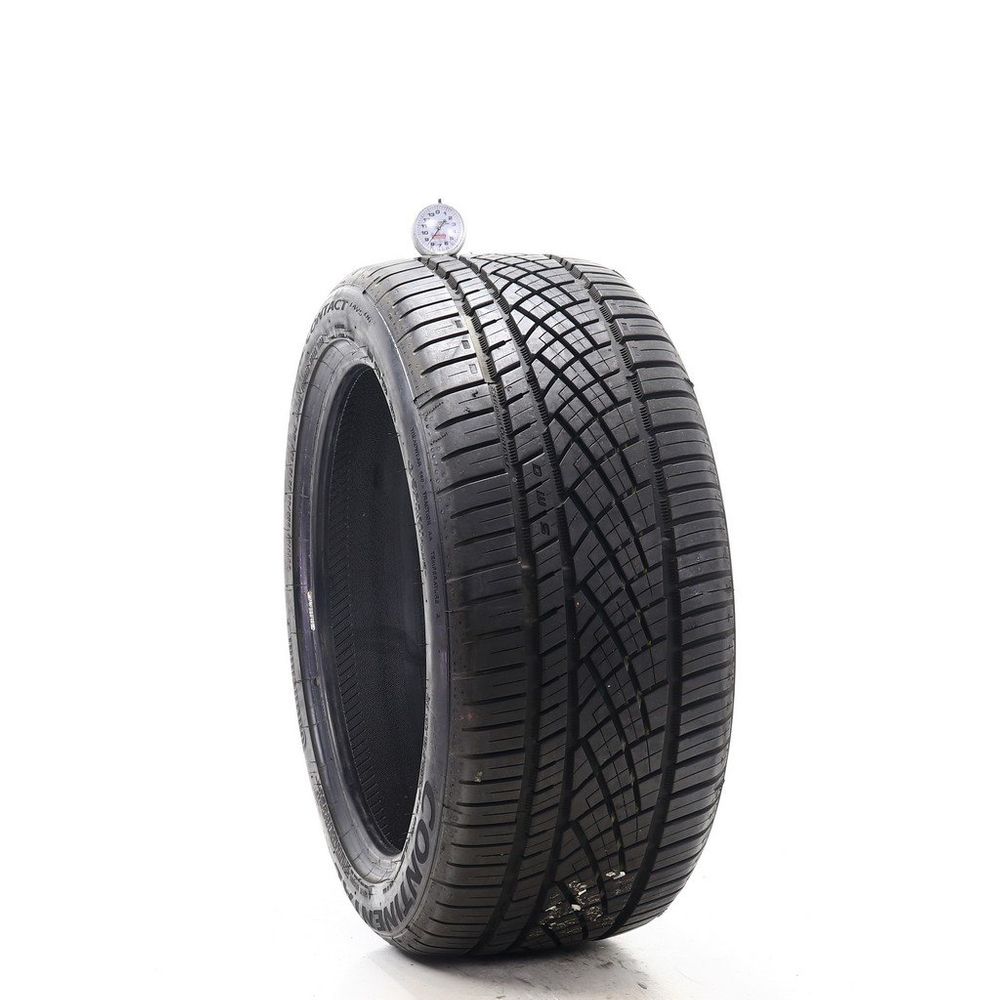 Set of (2) Used 255/40ZR18 Continental ExtremeContact DWS06 99Y - 8.5-9/32 - Image 1
