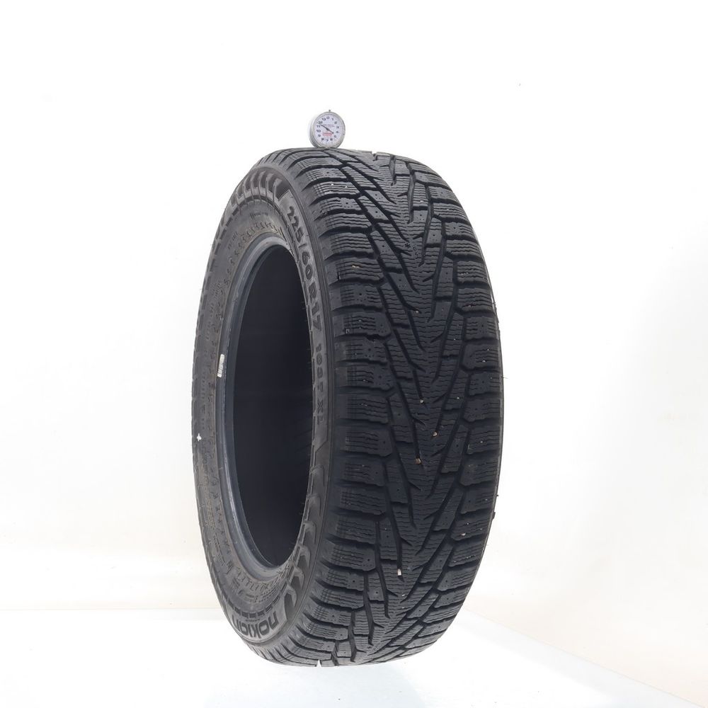 Set of (2) Used 225/60R17 Nokian Hakkapeliitta 7 SUV 103T - 11.5/32 - Image 1