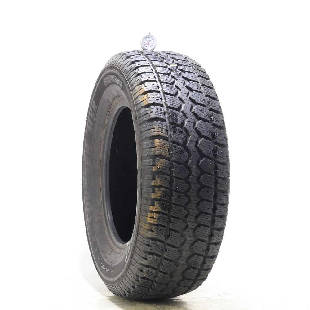 Set of (2) Used 265/70R17 Mastercraft Courser MSR Studded 115S - 9-9.5/32 - Image 1