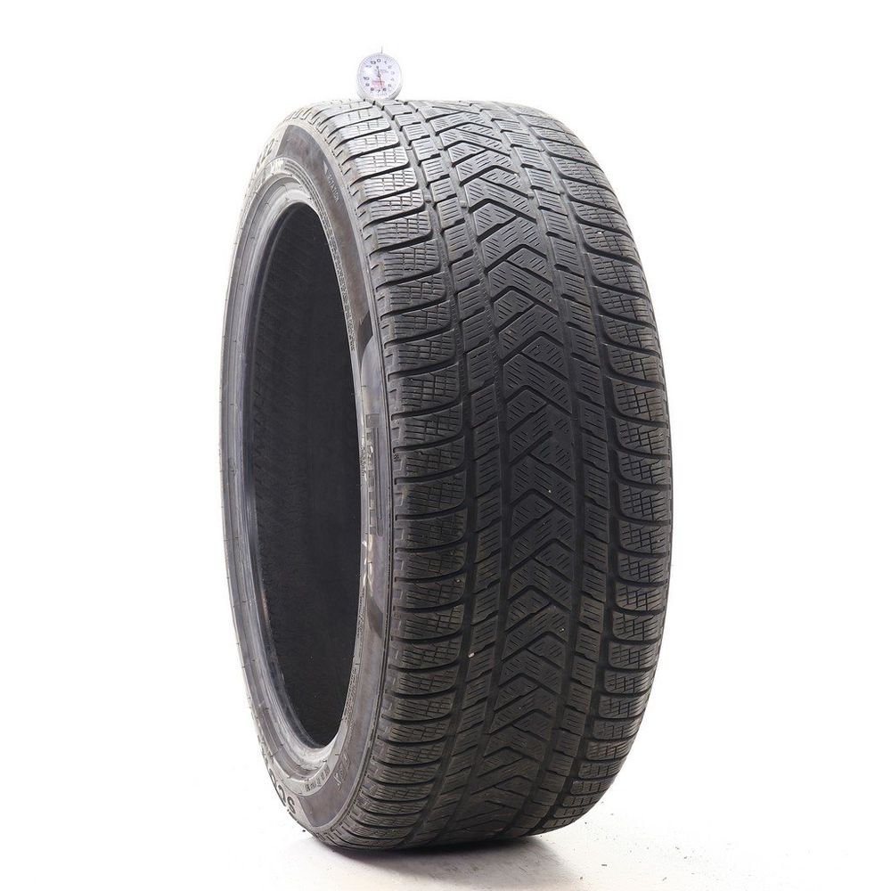 Set of (2) Used 285/40R22 Pirelli Scorpion Winter 110V - 6.5-7.5/32 - Image 1