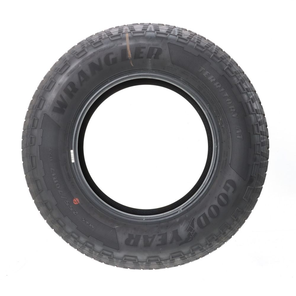 Set of (2) Driven Once 255/70R17 Goodyear Wrangler Territory AT 112T - 10/32 - Image 3
