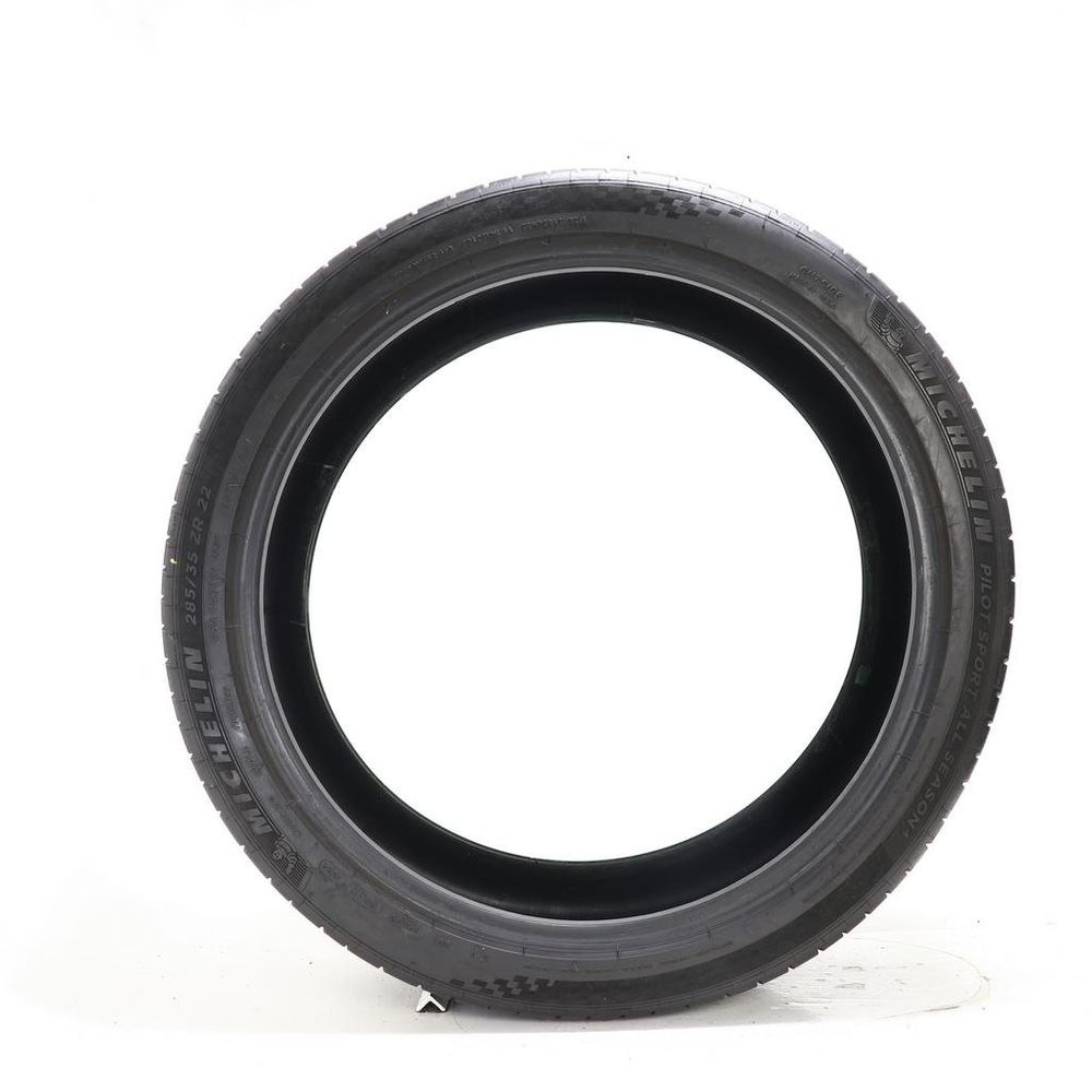 Set of (2) Used 285/35ZR22 Michelin Pilot Sport All Season 4 106Y - 7.5-8/32 - Image 3