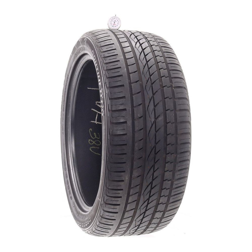 Set of (2) Used P 295/40R21 Continental CrossContact UHP MO 111W - 7.5/32 - Image 1