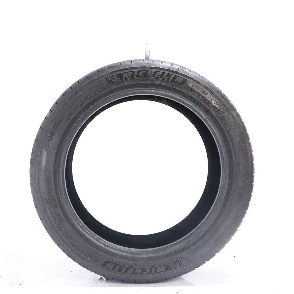 Set of (2) Used 235/45ZR17 Michelin Pilot Sport All Season 4 97Y - 6.5-7/32 - Image 3