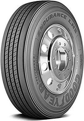 Set of (2) New 295/75R22.5 Goodyear Endurance LHS 144L - Image 1
