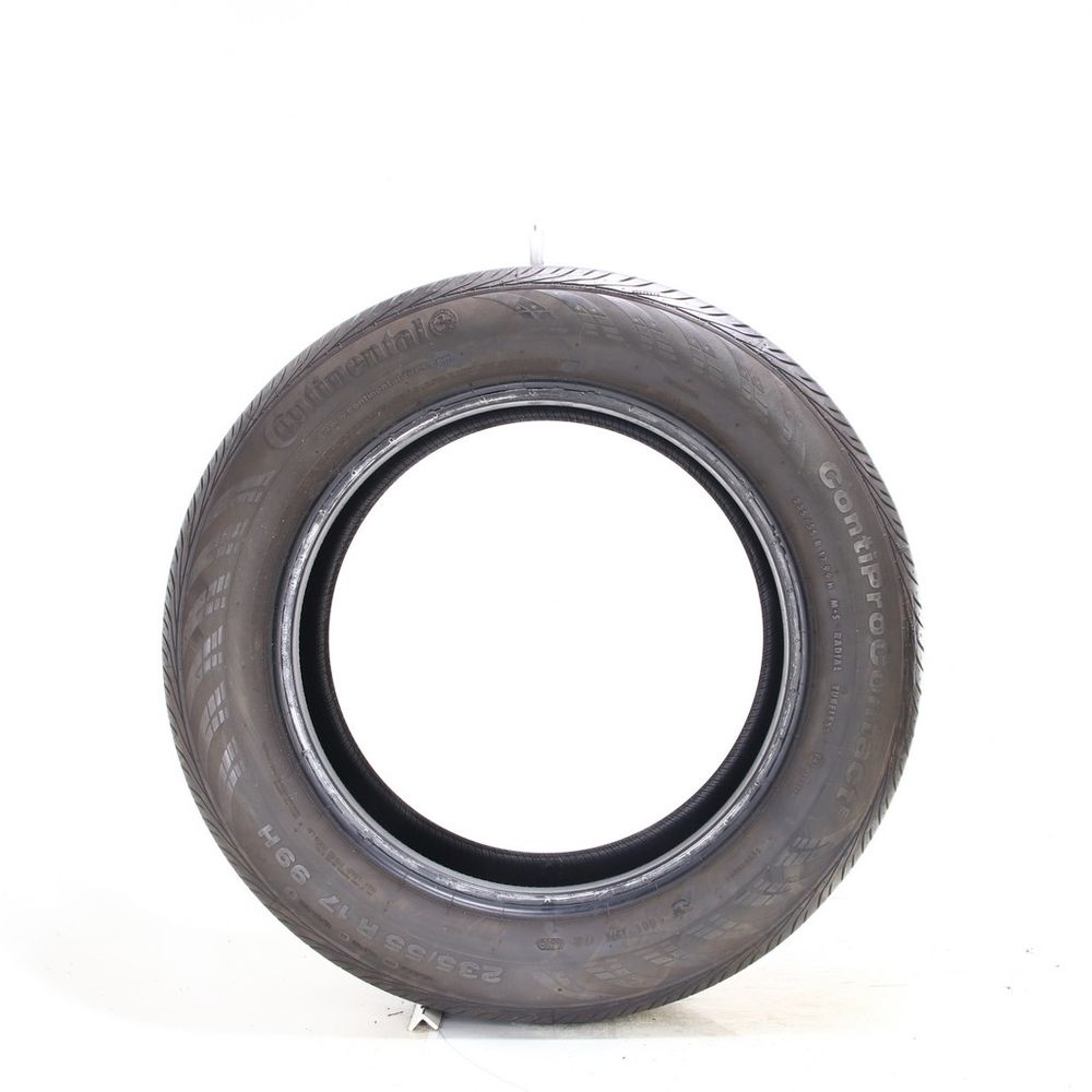 Set of (2) Used P 235/55R17 Continental ContiProContact E 99H - 6.5-7.5/32 - Image 3