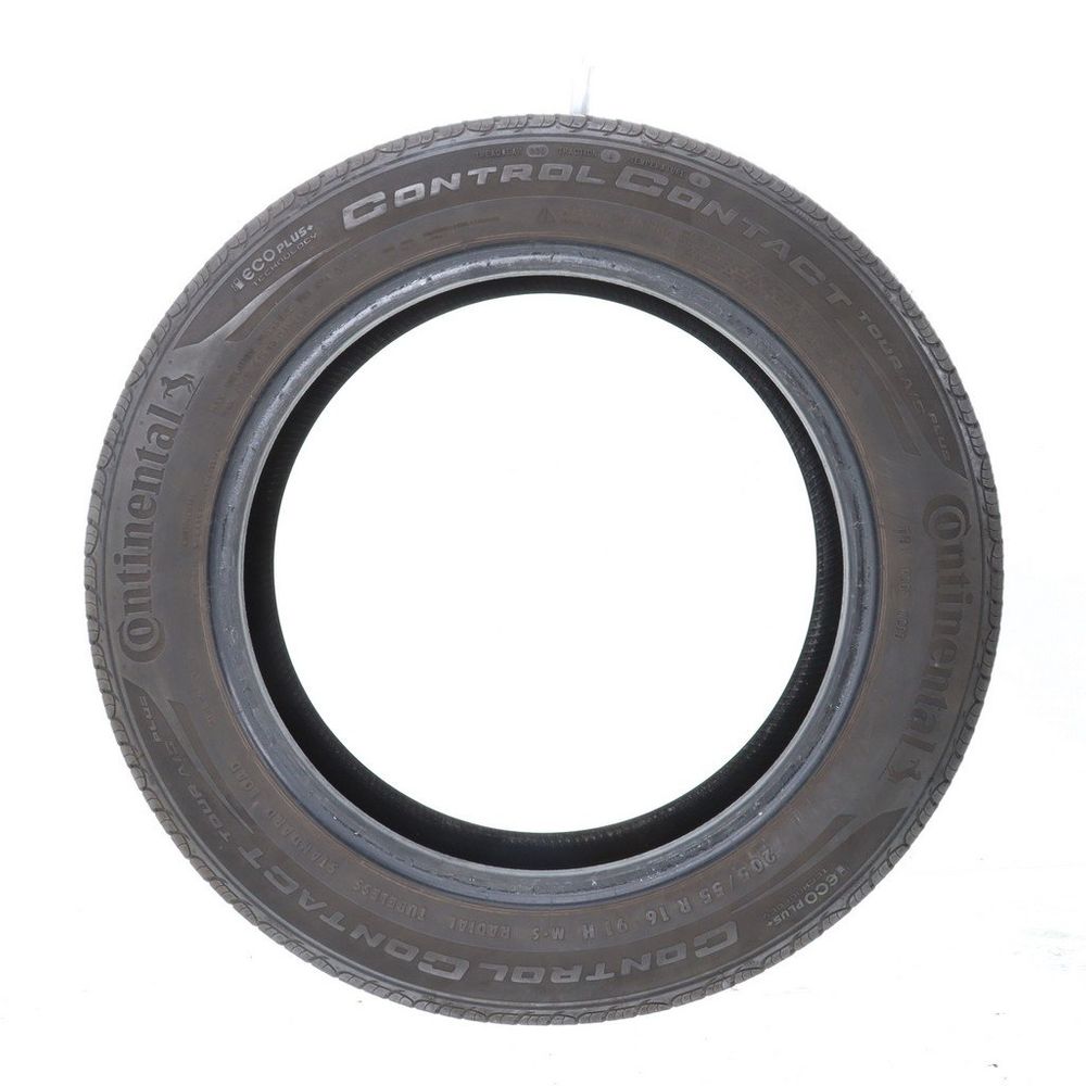 Set of (4) Used 205/55R16 Continental ControlContact Tour A/S Plus 91H - 6.5/32 - Image 3