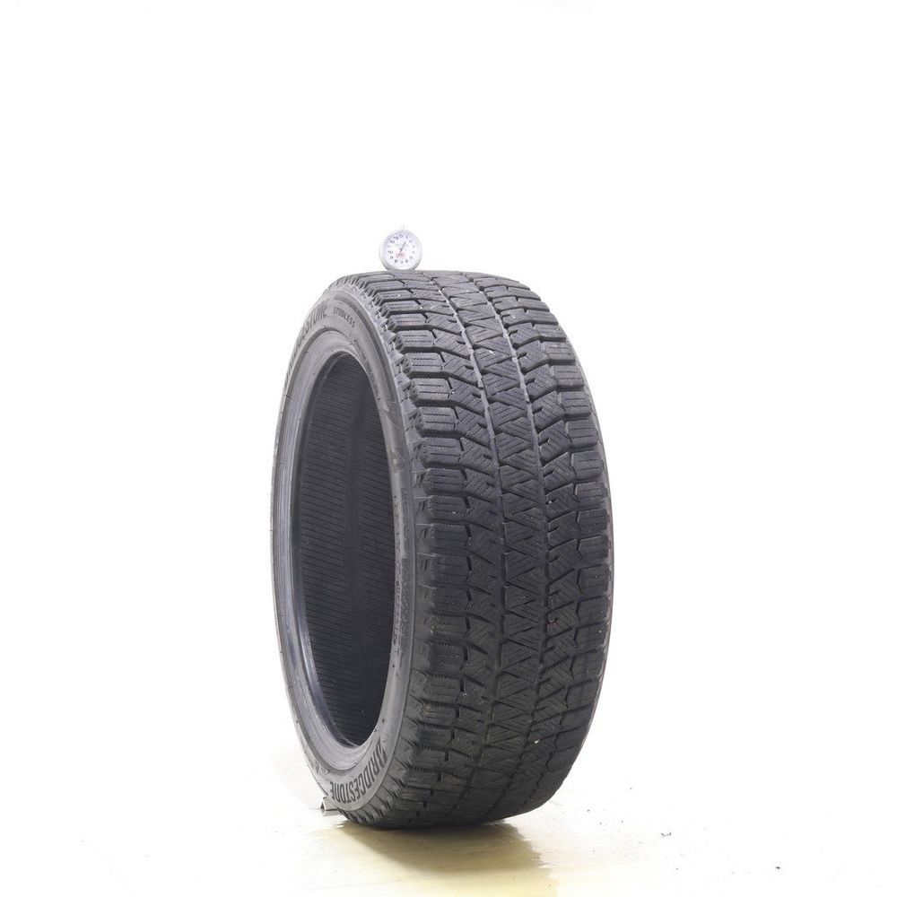 Set of (2) Used 225/45R18 Bridgestone Blizzak WS90 Studless 95H - 8-9.5/32 - Image 1