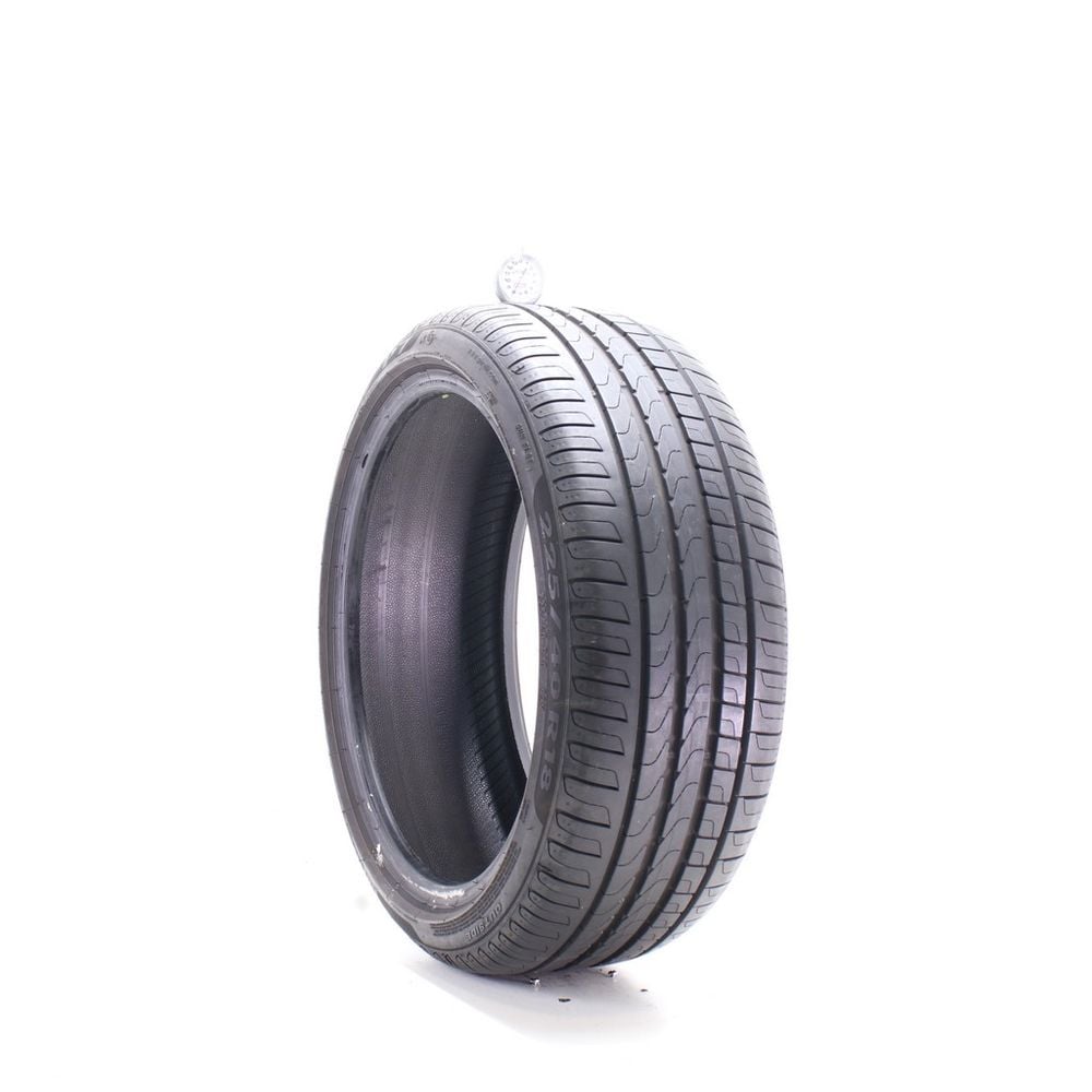 Set of (2) Used 225/40R18 Pirelli Cinturato P7 Run Flat 92Y - 8-8.5/32 - Image 1