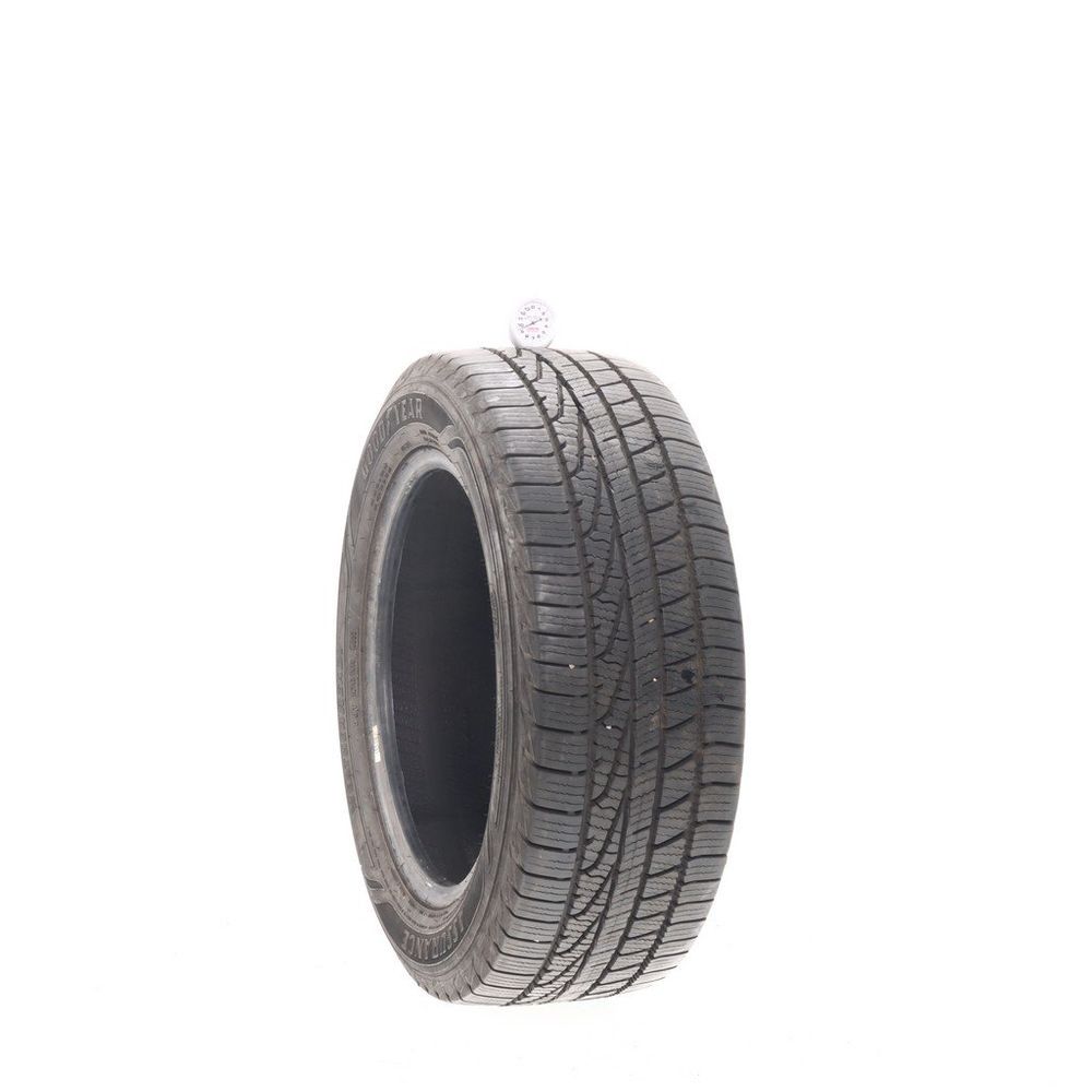 Set of (2) Used 215/55R16 Goodyear Assurance WeatherReady 97H - 9.5/32 - Image 1