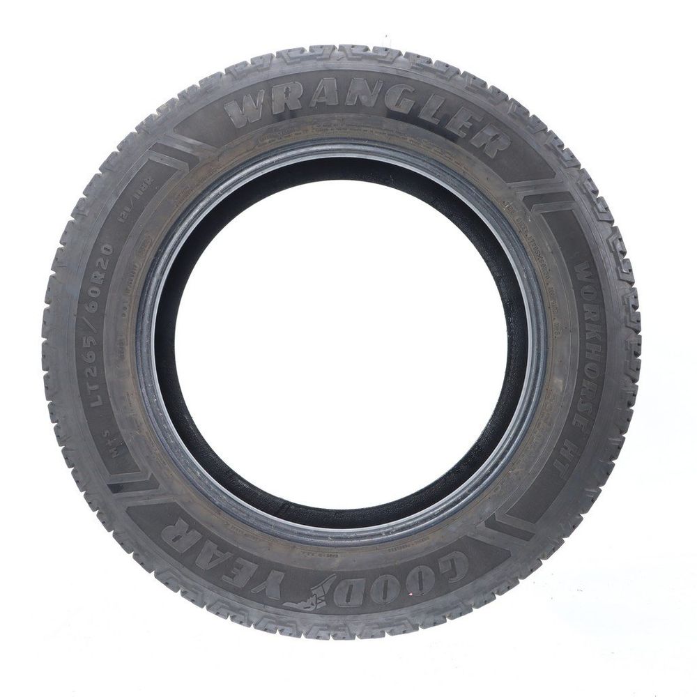Set of (2) Used LT 265/60R20 Goodyear Wrangler Workhorse HT 121/118R E - 7.5/32 - Image 3