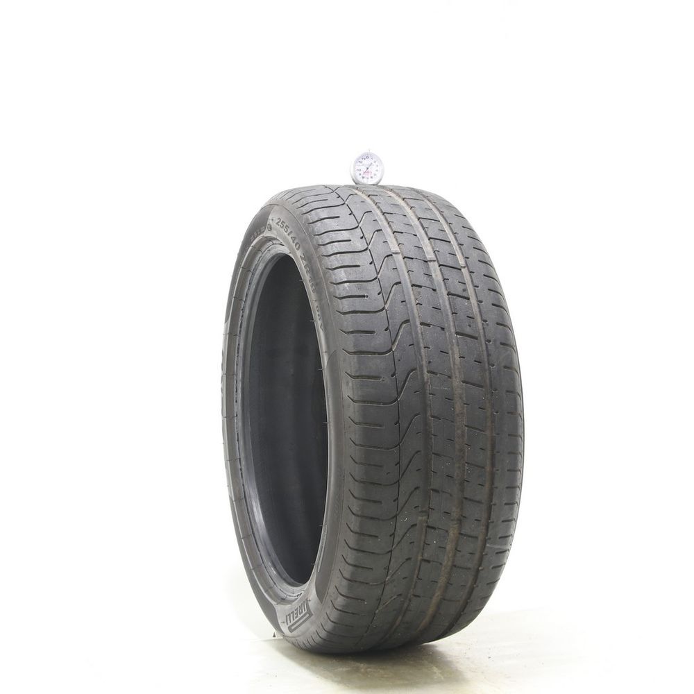 Set of (2) Used 255/40ZR19 Pirelli P Zero 96Y - 7-8.5/32 - Image 4