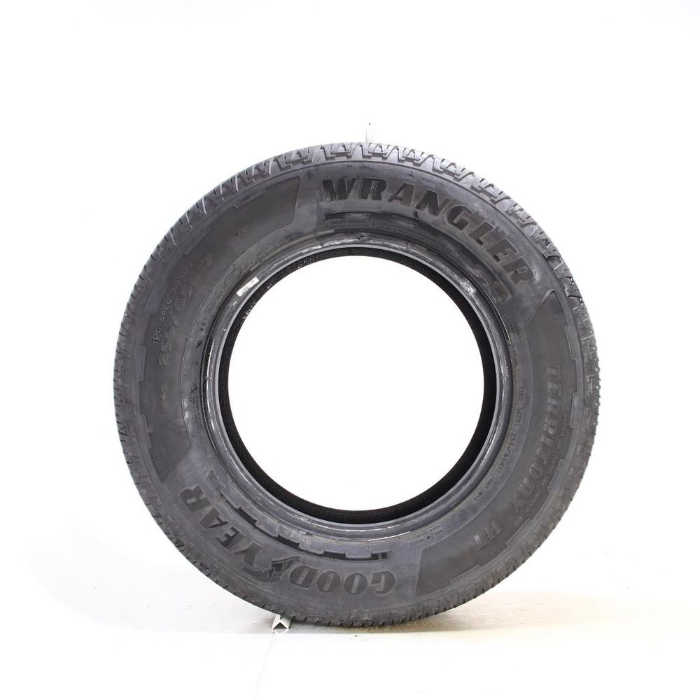 Set of (4) Used 255/65R17 Goodyear Wrangler Territory HT 110T - 6.5-8/32 - Image 3