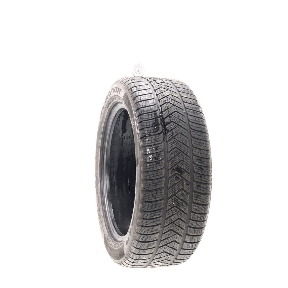 Set of (2) Used 255/50R19 Pirelli Scorpion Winter MO 107V - 6.5/32 - Image 1