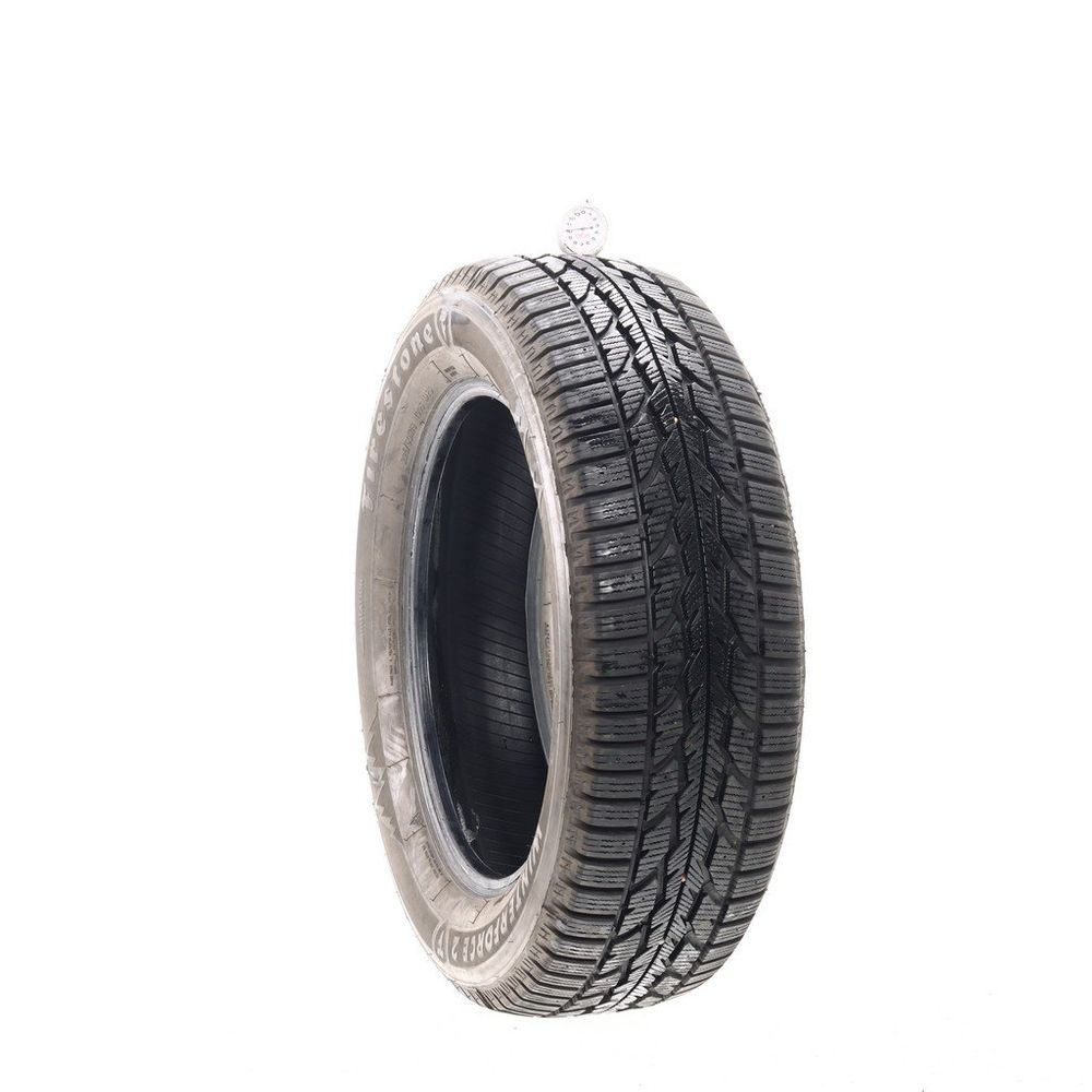 Set of (4) Used 225/60R18 Firestone Winterforce 2 100S - 10-10.5/32 - Image 1