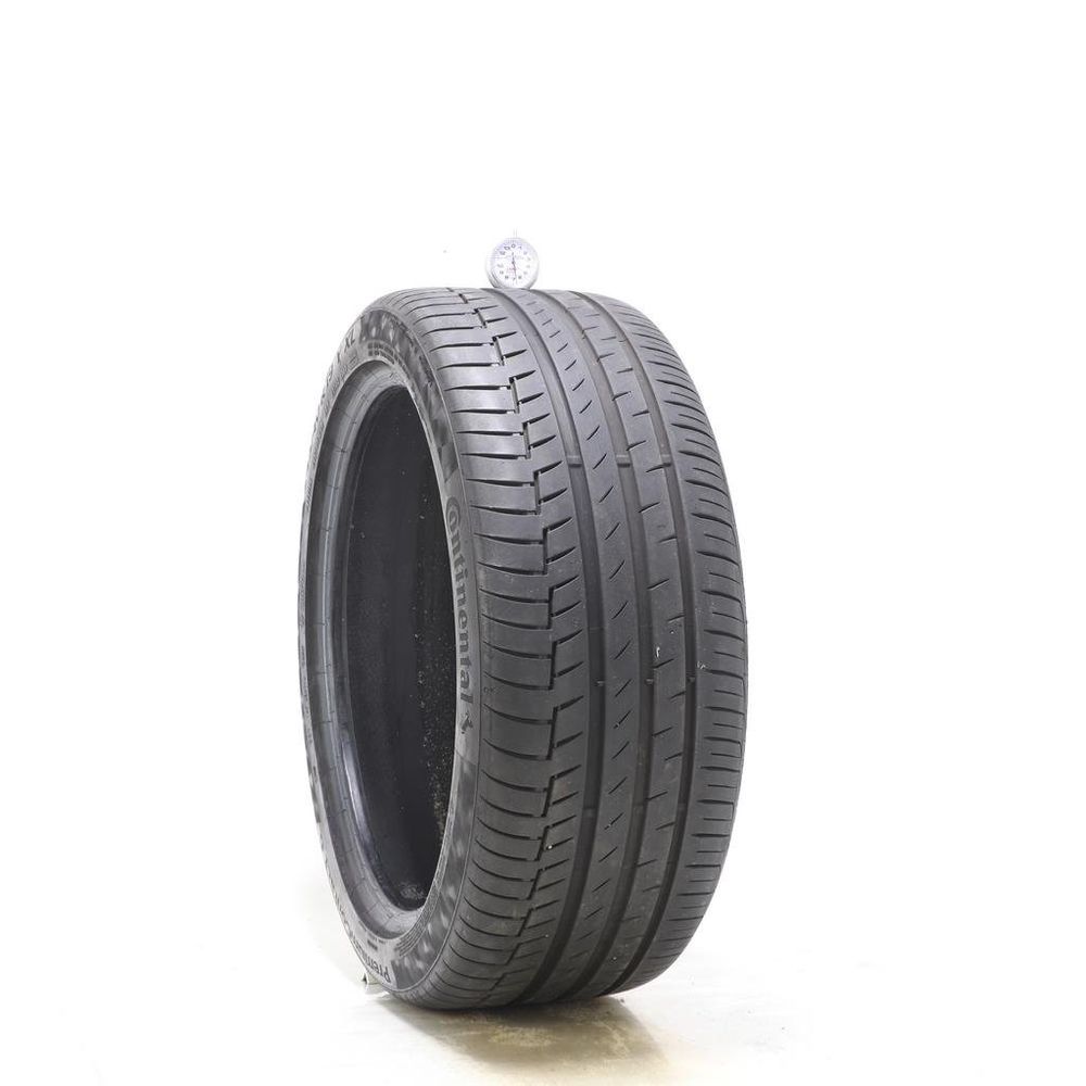 Set of (2) Used 245/40R19 Continental PremiumContact 6 98Y - 6.5-7/32 - Image 1