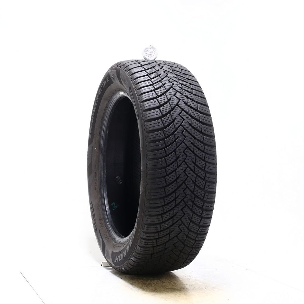 Set of (2) Used 235/55R19 Pirelli Scorpion Weather Active 105V - 10/32 - Image 1
