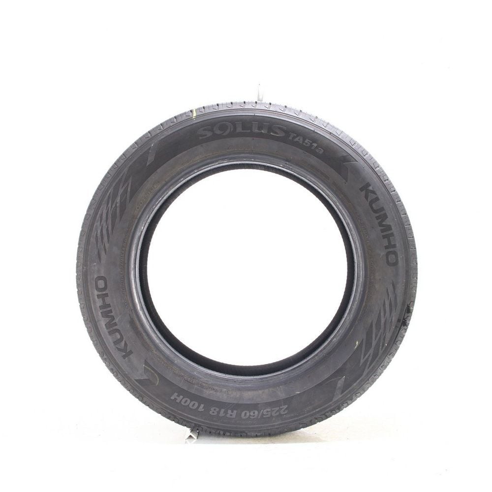 Set of (2) Used 225/60R18 Kumho Solus TA51a 100H - 8.5-9/32 - Image 6