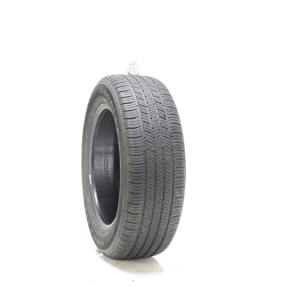 Set of (2) Used 225/60R17 Goodyear Viva 3 All Season 99H - 6.5-7/32 - Image 1