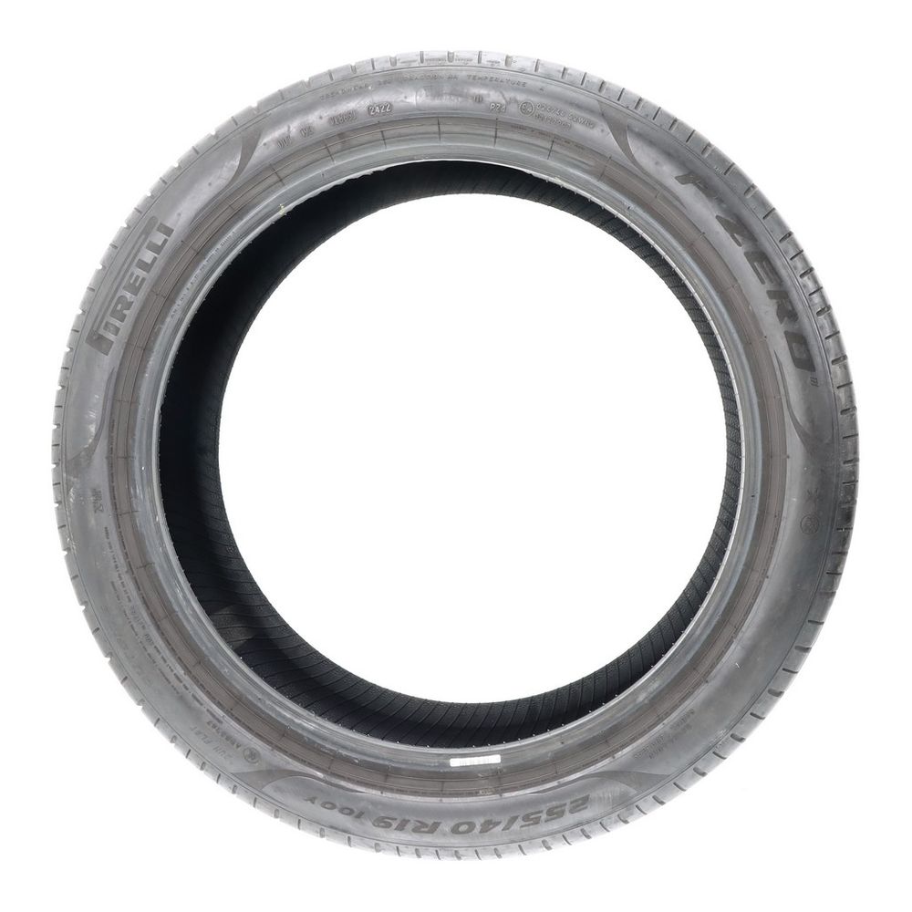 Set of (2) Used 255/40R19 Pirelli P Zero PZ4 Run Flat 100Y - 6-7/32 - Image 3