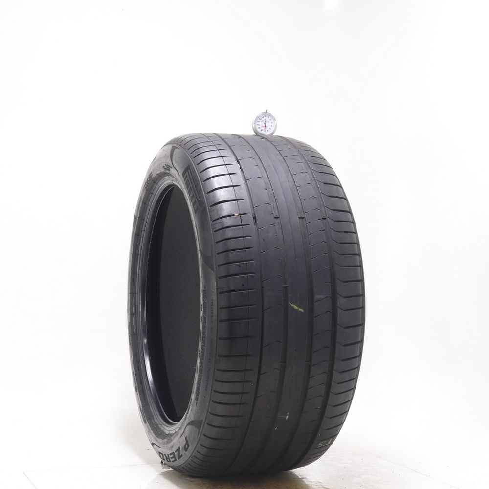 Set of (4) Used 285/40R19 Pirelli P Zero PZ4 TO Elect PNCS 107Y - 5-6.5/32 - Image 4