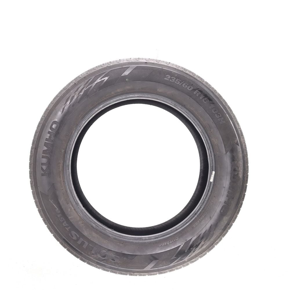 Set of (2) Used 235/60R18 Kumho Solus TA51a 103H - 7.5-8.5/32 - Image 3
