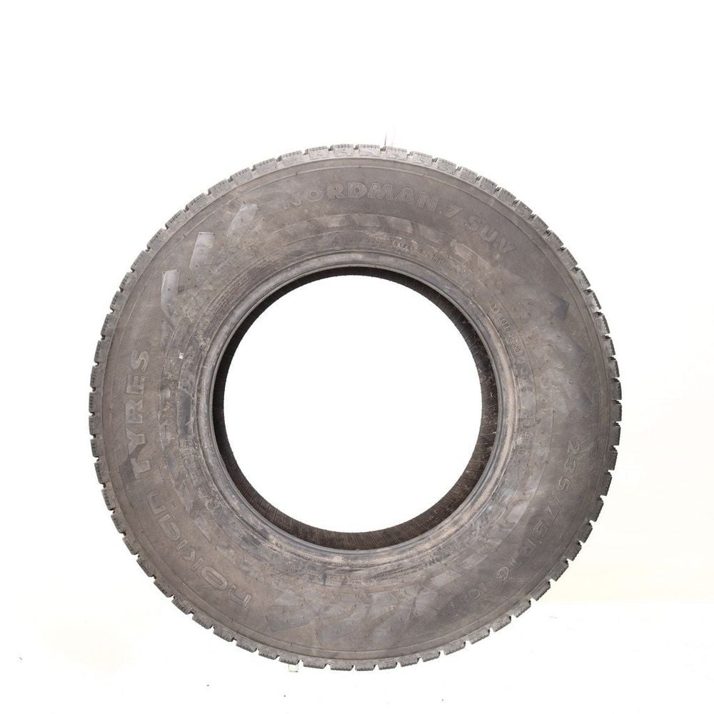 Set of (2) Used 235/75R16 Nokian Nordman 7 SUV Studded 108T - 10.5-12/32 - Image 3