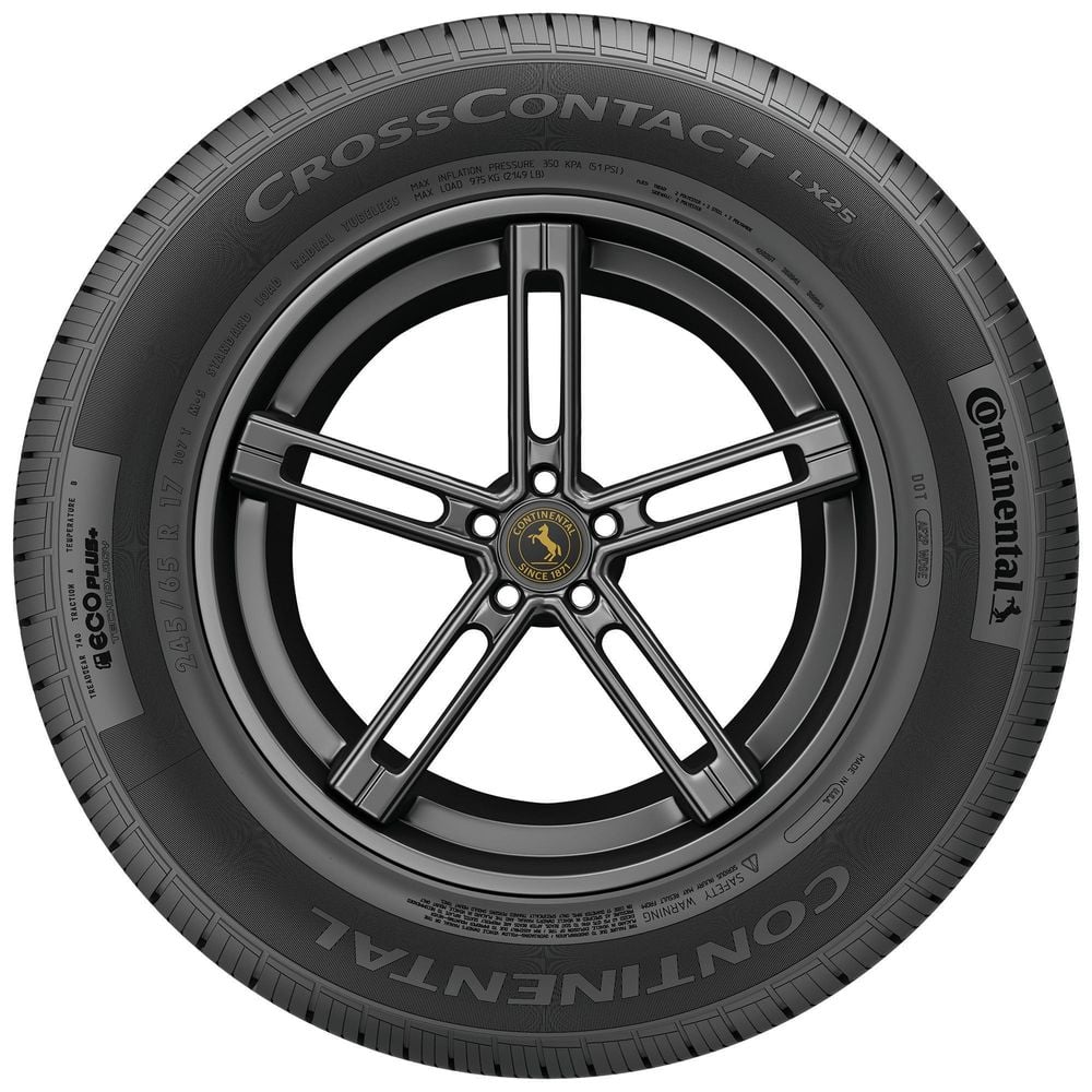 Set of (4) New P 225/55R18 Continental CrossContact LX25 98H - Image 2