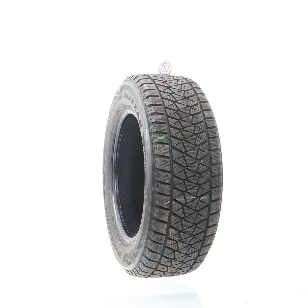 Set of (2) Used 255/60R18 Bridgestone Blizzak DM-V2 112S - 12.5/32 - Image 1