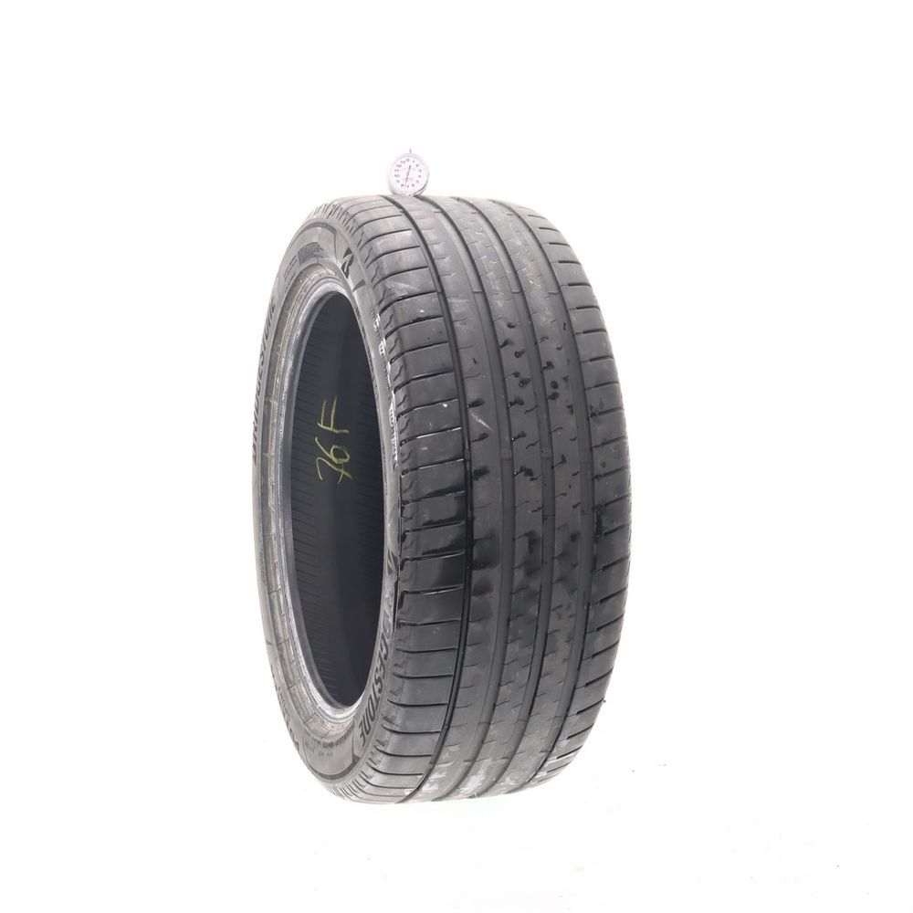 Set of (2) Used 255/45ZR19 Bridgestone Potenza Sport 104Y - 6.5-7.5/32 - Image 4