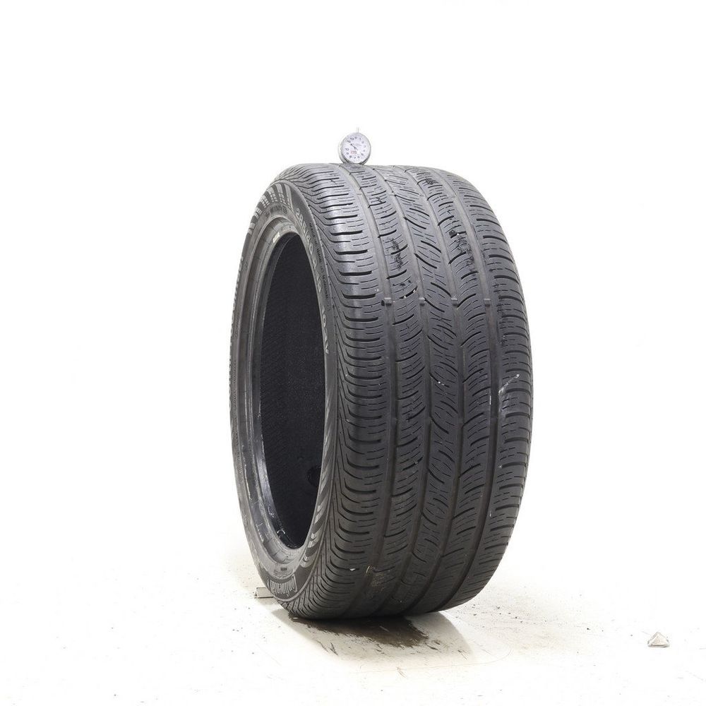 Set of (2) Used 285/40R19 Continental ContiProContact N1 103V - 5/32 - Image 1