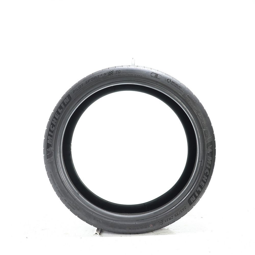 Set of (2) Used 245/35ZR21 Michelin Pilot Sport 4 S TO Acoustic 96Y - 5.5/32 - Image 3