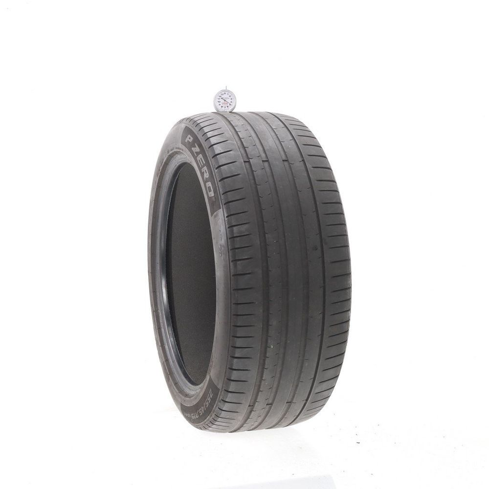 Used 255/45R19 Pirelli P Zero PZ4 TO Elect PNCS 104Y - 4.5/32 - Image 1