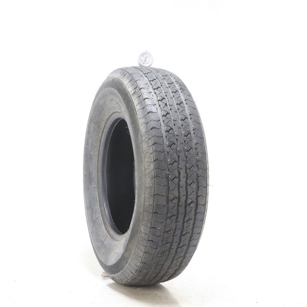 Set of (2) Used ST 225/75R15 Vanguard STR II 117/112L E - 7.5-9/32 - Image 1