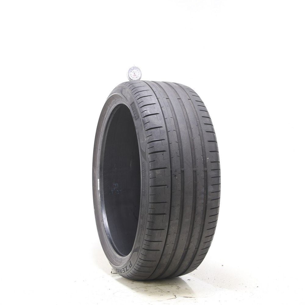 Set of (2) Used 245/35ZR20 Pirelli P Zero PZ4 NA1 91Y - 5.5-6/32 - Image 1