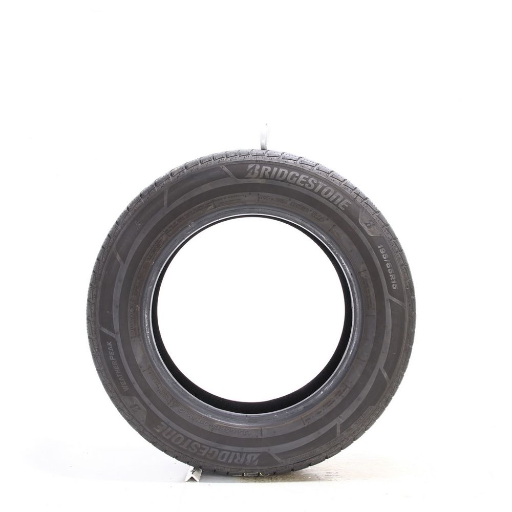 Set of (2) Used 195/65R15 Bridgestone WeatherPeak 91H - 8.5-9.5/32 - Image 3
