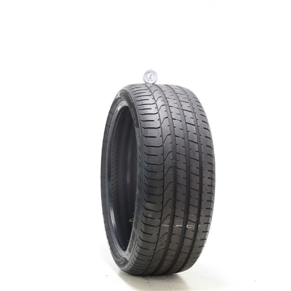 Set of (2) Used 245/35ZR20 Pirelli P Zero NO 91Y - 7.5-8/32 - Image 4