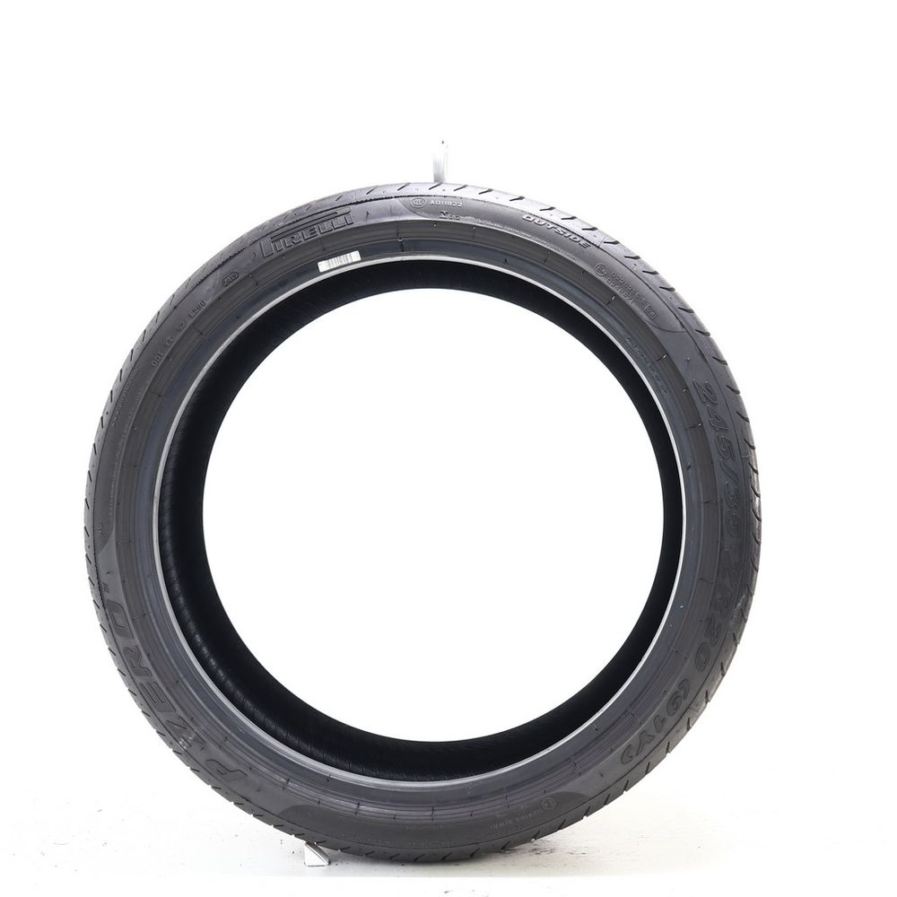Set of (2) Used 245/35ZR20 Pirelli P Zero NO 91Y - 7.5-8/32 - Image 6