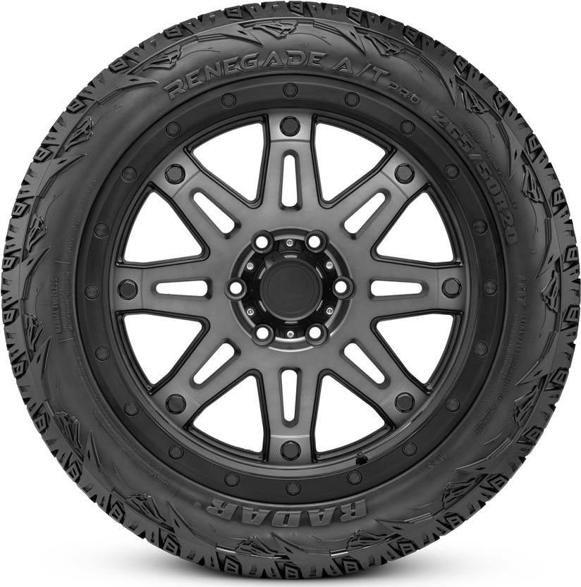 Set of (2) New LT 33X12.5R20 Radar Renegade A/T Pro 119R - Image 2