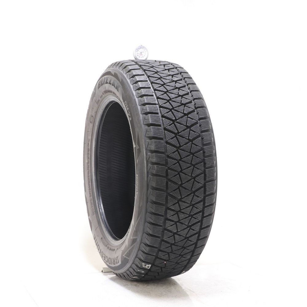 Set of (4) Used 235/60R18 Bridgestone Blizzak DM-V2 107S - 9.5/32 - Image 1