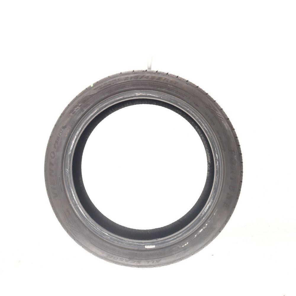 Set of (2) Used 215/45ZR17 Fortune Viento FSR702 91W - 8.5-9/32 - Image 6