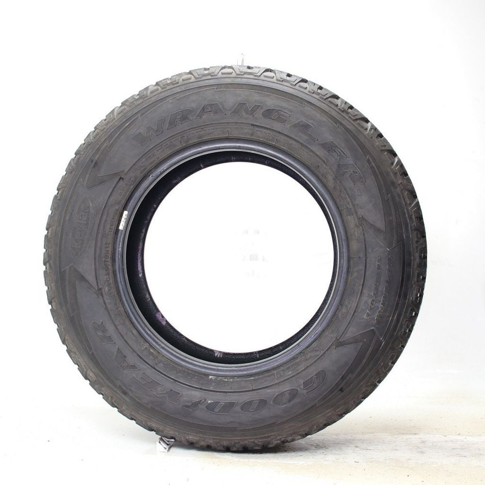 Set of (2) Used LT 265/70R17 Goodyear Wrangler All-Terrain Adventure Kevlar 121/118S E - 8.5-9/32 - Image 3