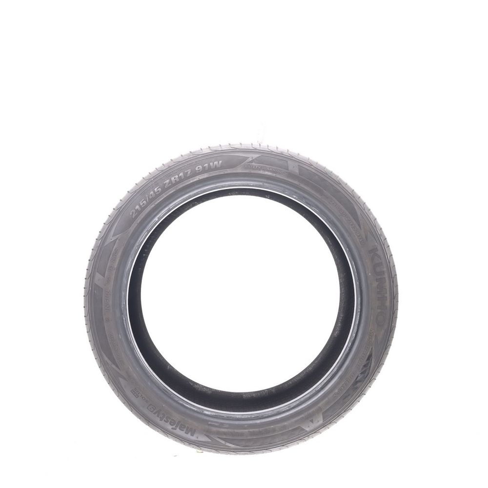 Set of (4) Used 215/45ZR17 Kumho Majesty 9 Solus TA91 91W - 8.5/32 - Image 3