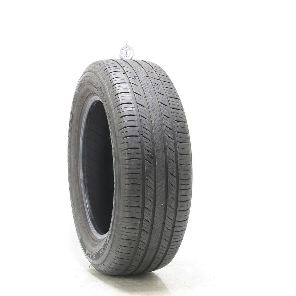 Set of (2) Used 235/60R18 Michelin Premier A/S 103H - 7-8/32 - Image 1